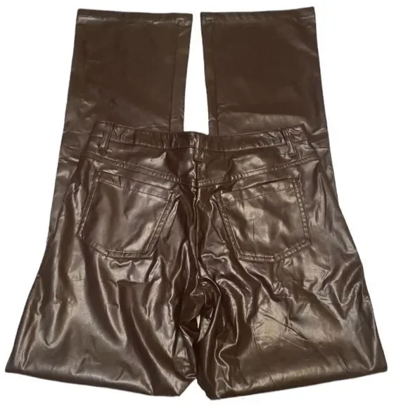 Vintage ‘90’s T.E.A. Faux Leather Jean Style Pants - Picture 3 of 4